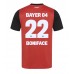 Maillot de foot Bayer Leverkusen Victor Boniface #22 Domicile vêtements 2024-25 Manches Courtes